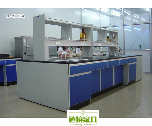 武汉实验台，武汉中央实验台LE-Z102A内凹柜体，武汉全木中央实验台