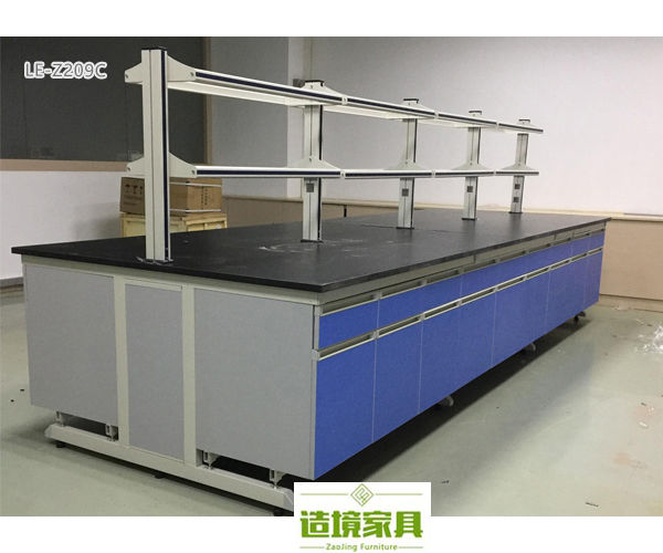 武汉实验台，武汉中央实验台LE-Z209C木制满柜，武汉钢木中央实验台