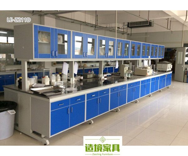 武汉实验台，武汉中央实验台LE-Z211D满柜吊柜，武汉钢木中央实验台