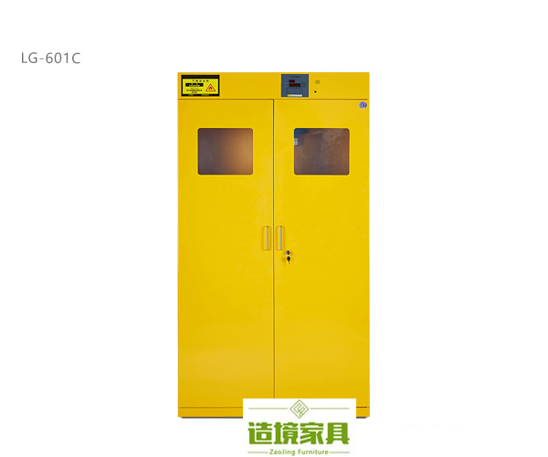 武汉气瓶柜LG-601C三瓶，武汉钢瓶柜LG-601B黄色，武汉实验室设备
