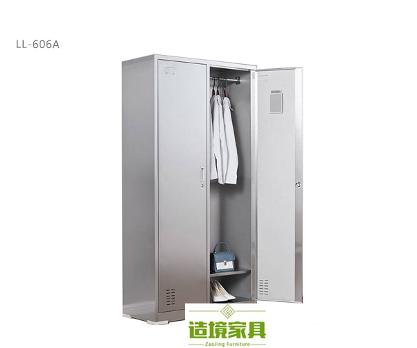 武汉不锈钢更衣柜LL-606A，武汉两门不锈钢更衣柜