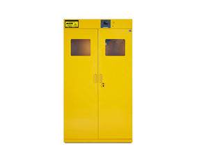 武汉气瓶柜LG-601C三瓶，武汉钢瓶柜LG-601B黄色，武汉实验室设备